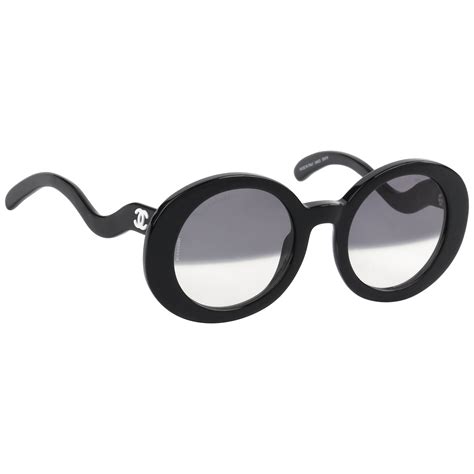 Chanel sunglasses half